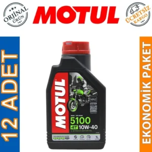 Motul 5100 10W40 4T 1 Lt Motosiklet Yağı (12 Adet)