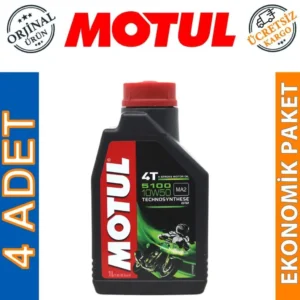 Motul 5100 10W50 4T 1 Lt Motosiklet Yağı (4 Adet)
