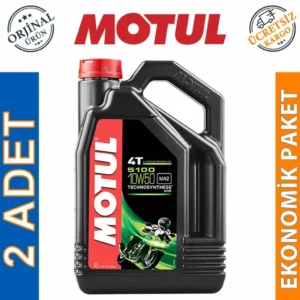 Motul 5100 10W50 4T 4 Lt Motosiklet Yağı (2 Adet)