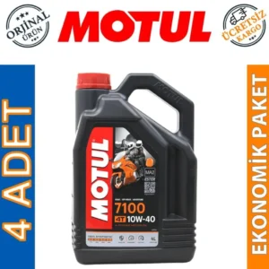 Motul 7100 4T 10W40 4 Lt Motosiklet Yağı (4 Adet)
