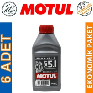 Motul Dot 5.1 500 Ml Tam Sentetik Fren Hidrolik Yağı (6 Adet)