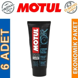 Motul E6 Chrome & Alu Polish 100 Ml Krom Parlatıcı (6 Adet)