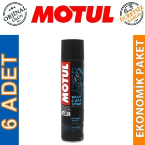 Motul E9 Wash & Wax Sprey 400 Ml Cilalı Parlatıcı (6 Adet)