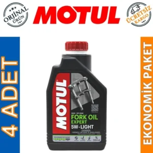 Motul Fork Oil Expert Light 5W 1 Lt Amortisör Yağı (4 Adet)