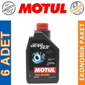 Motul Gearbox 80W90 1 Lt Şanzıman ve Diferansiyel Yağı (6 Adet)