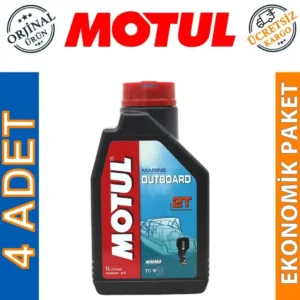 Motul Marine Outboard 2T 1 Lt 2 Zamanlı Tekne Motor Yağı (4 Adet)