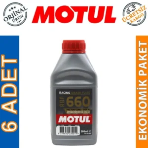 Motul RBF 660 FL Dot 4 500 Ml Sentetik Fren Hidrolik Yağı (6 Adet)