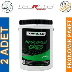 Uberlub Excell Kauçuklu Gres 3.75 Kg Kalsiyum Sabunlu Gres (2 Adet)
