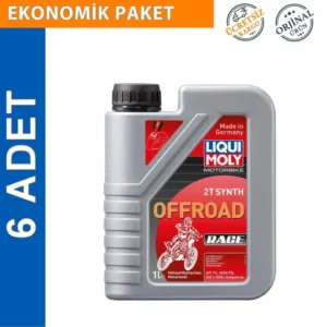 Liqui Moly 2T OffRoad Race 1 Lt Tam Sentetik Motor Yağı (6 Adet) (3063)