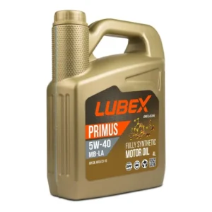 Lubex Primus MB-LA 5W40 4 Lt Tam Sentetik Motor Yağı
