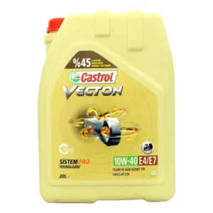 Castrol Vecton 10W40 E4/E7 20 Lt Tam Sentetik Motor Yağı