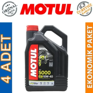 Motul 5000 10W40 4T 4 Lt Motosiklet Yağı (4 Adet)