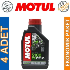 Motul 5100 10W30 4T 1 Lt Motosiklet Yağı (4 Adet)