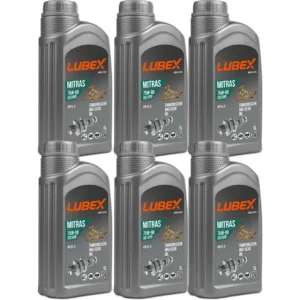 Lubex Mitras AX HYP 75W90 1 Lt Şanzıman ve Diferansiyel Yağı (6 Adet)