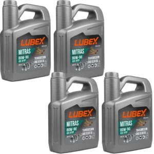 Lubex Mitras AX HYP 80W90 3 Lt Şanzıman ve Diferansiyel Yağı (4 Adet)
