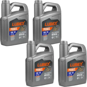Lubex Primus EC Plus 5W30 5 Lt Tam Sentetik Motor Yağı (4 Adet)