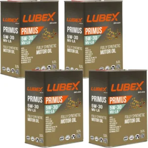 Lubex Primus MV-LA 5W30 3,2 Lt Tam Sentetik Motor Yağı (4 Adet)