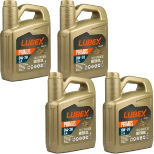 Lubex Primus SJA 0W20 4 Lt Tam Sentetik Motor Yağı (4 Adet)