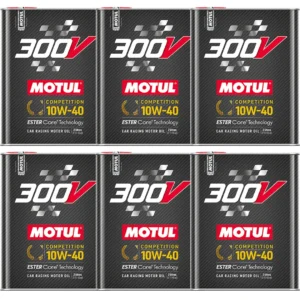Motul 300V Competition 10W40 2 Lt Tam Sentetik Motor Yağı (6 Adet)