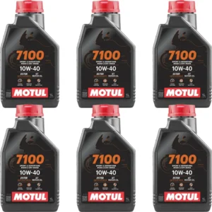 Motul 7100 4T 10W40 1 Lt Motosiklet Yağı (6 Adet)