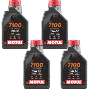 Motul 7100 4T 15W50 1 Lt Motosiklet Yağı (4 Adet)
