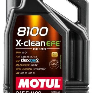 Motul 8100 X-Clean EFE 5W-30 Dexos2 Partiküllü - 4 Litre