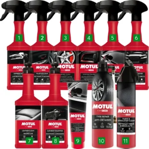 Motul Tam Kapsamlı Oto Bakım ve Temizlik Seti (11 Parça)