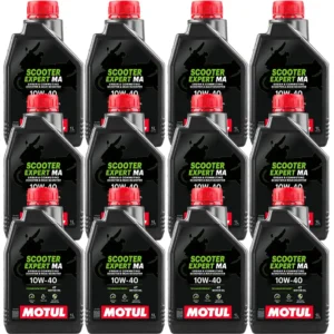 Motul Scooter Expert 10W40 MA 4T 1 Lt Motosiklet Yağı (12 Adet)