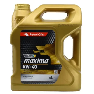 Petrol Ofisi Maxima 5W40 4 Lt Tam Sentetik Motor Yağı